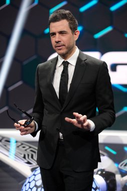 Pablo Gonzalez Batista during the presentation of the TV show Caiga Quien Caiga in Madrid 16 January 2025 Spain clipart