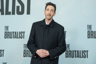 Adrien Brody attends 'The Brutalist' photocall at the Rosewood Villamagna Hotel on January 17, 2025 in Madrid, Spain.  clipart