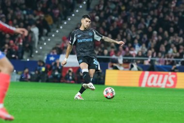  21 Ocak 2025 tarihinde İspanya 'nın Madrid kenti Bayer Leverkusen ile Atletico Madrid arasında oynanan UEFA Şampiyonlar Ligi 7. hafta futbol maçında Bayer Leverkusen' in formasını giymiştir.