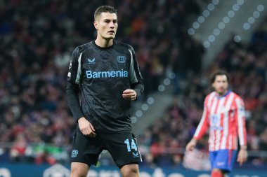  21 Ocak 2025 tarihinde İspanya 'nın Madrid kenti Bayer Leverkusen ile Atletico Madrid arasında oynanan UEFA Şampiyonlar Ligi 7. hafta futbol maçında Bayer Leverkusen' in formasını giymiştir.
