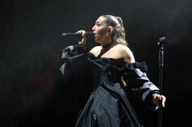  Maria Jose Llergo 22 Ocak 2025 'te İspanya' nın Madrid şehrinde Teatro Circo Price 'da konser verdi.. 