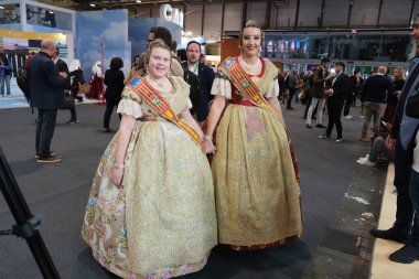 People visit the FITUR 45th Madrid International Tourism Fair at IFEMA in Madrid,  on January 23, 2025 Spain clipart