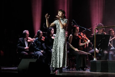 Idoia Asurmendi, 24 Ocak 2025 tarihinde İspanya 'nın Madrid şehrinde gerçekleştirilen SONAREM 24 konserinde sahne almaktadır..