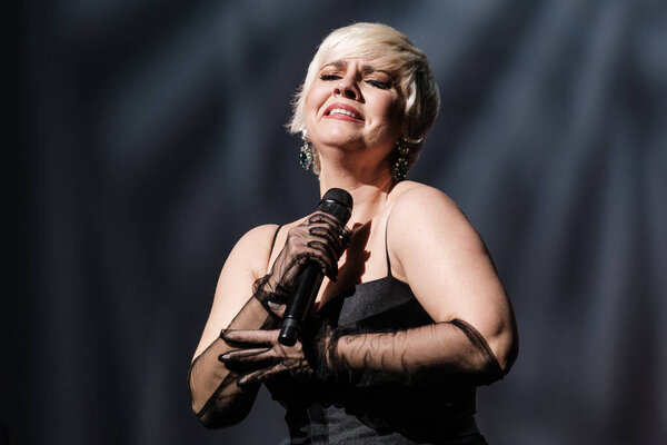 Pasion Vega performs in concert SONAREM 24 at Teatro Real on January 24, 2025 in Madrid, Spain.