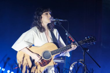 Şarkıcı Sandra Merino 25 Ocak 2025 'te İspanya' nın Madrid şehrinde Teatro Circo Price 'da konser verdi..