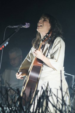 Şarkıcı Sandra Merino 25 Ocak 2025 'te İspanya' nın Madrid şehrinde Teatro Circo Price 'da konser verdi..