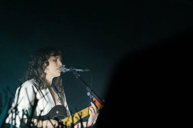 Şarkıcı Sandra Merino 25 Ocak 2025 'te İspanya' nın Madrid şehrinde Teatro Circo Price 'da konser verdi..