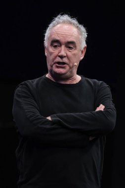 İspanyol şef Ferran Adria, MadridFusion 2025 uluslararası gastronomik kongresi sırasında 27 Ocak 2025 İspanya