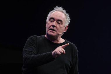 İspanyol şef Ferran Adria, MadridFusion 2025 uluslararası gastronomik kongresi sırasında 27 Ocak 2025 İspanya