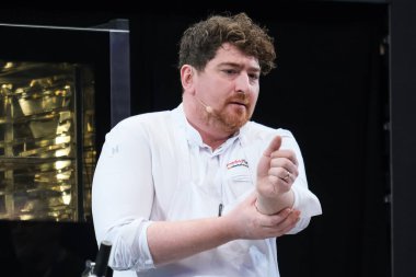 MadridFusion 2025 uluslararası gastronomik kongresinin 30 sayısında şef Mark Donald, Madrid 27 Ocak 2025 İspanya