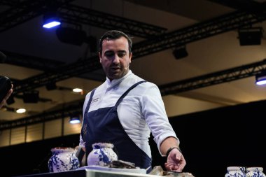 The chef Joao Sa during the 30 edition of the MadridFusion 2025 international gastronomic congress, Madrid January 28, 2025 Spain clipart