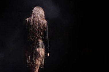 Şarkıcı Judeline 28 Ocak 2025 'te İspanya' nın Madrid şehrinde Teatro Circo Price 'da konser verdi..