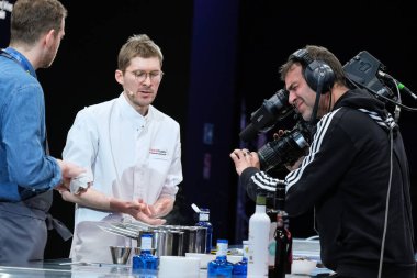 The chef Dylan Watson Brawn during the 30 edition of the MadridFusion 2025 international gastronomic congress, Madrid January 28, 2025 Spain clipart