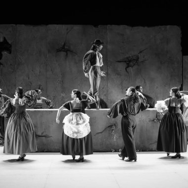 Flamenko dansçısı Pineda 'nın 5 Şubat' ta Madrid 'deki Matadero' da düzenlenen Flamenko de Andaluca balesi sırasında sahne alır.