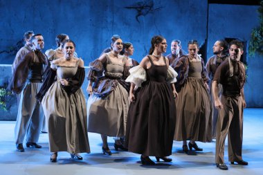 Flamenko dansçısı Pineda 'nın 5 Şubat' ta Madrid 'deki Matadero' da düzenlenen Flamenko de Andaluca balesi sırasında sahne alır.