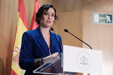 Madrid Topluluğu Başkanı Isabel Diaz Ayuso, 11 Şubat 2024 tarihinde İspanya 'nın Madrid şehrindeki Tıp Akademisi Onursal Akademisyenliği görevinde bulundu.