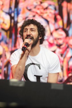 Şarkıcı-söz yazarı Marwan, Pablo Milanes 'in' Eternamente Pablo 'adlı konserinde 12 Şubat 2025' te Madrid, İspanya 'da Movistar Arena' da sahne aldı..