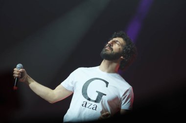 Şarkıcı-söz yazarı Marwan, Pablo Milanes 'in' Eternamente Pablo 'adlı konserinde 12 Şubat 2025' te Madrid, İspanya 'da Movistar Arena' da sahne aldı..