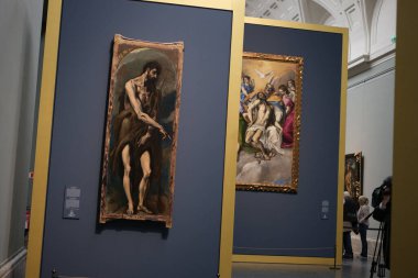  El Greco sergisinin sunumu. Santo Domingo el Antiguo, 17 Şubat 2025 'te İspanya' nın Madrid kentinde bulunan Prado Müzesi 'nde.. 