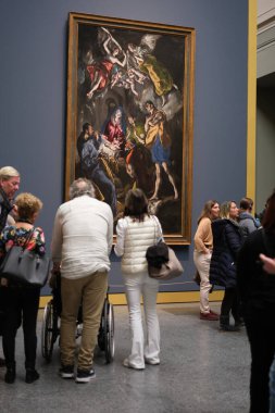  El Greco sergisinin sunumu. Santo Domingo el Antiguo, 17 Şubat 2025 'te İspanya' nın Madrid kentinde bulunan Prado Müzesi 'nde.. 