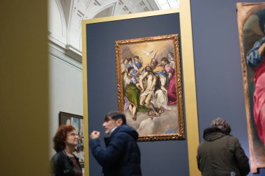  El Greco sergisinin sunumu. Santo Domingo el Antiguo, 17 Şubat 2025 'te İspanya' nın Madrid kentinde bulunan Prado Müzesi 'nde.. 
