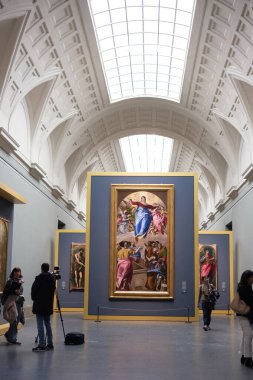  El Greco sergisinin sunumu. Santo Domingo el Antiguo, 17 Şubat 2025 'te İspanya' nın Madrid kentinde bulunan Prado Müzesi 'nde.. 