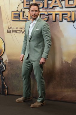 Chris Pratt 27 Şubat 2025 'te İspanya' nın Madrid şehrinde Callao Sineması 'ndaki 