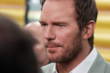 Chris Pratt 27 Şubat 2025 'te İspanya' nın Madrid şehrinde Callao Sineması 'ndaki 