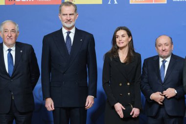 İspanya Kraliçesi Letizia, İspanya 'nın başkenti Madrid' de bulunan Auditorio Nacional de Msica 'da düzenlenen 2025 Anma Konseri' ne katılıyor.