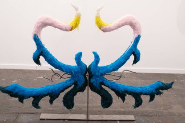 İspanya 'nın Madrid kentindeki 44rd ARCO Uluslararası Çağdaş Sanat Fuarı' nı ziyaret edin. Fuarda 36 farklı ülkeden toplam 205 galeri yer aldı.. 