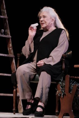 Aktris Lola Herrera, 12 Mart 2025 tarihinde İspanya 'nın Madrid şehrinde bulunan Teatro Güzellik Sanatları' nda 