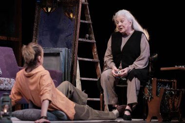 Aktris Lola Herrera, 12 Mart 2025 tarihinde İspanya 'nın Madrid şehrinde bulunan Teatro Güzellik Sanatları' nda 