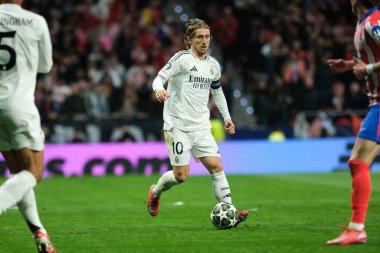 UEFA Şampiyonlar Ligi karşılaşmasında Real Madrid 'den Luka Modriç ve Real Madrid 12 Mart 2025' te Madrid 'de Metropolitano Stadyumu' nda oynadılar.
