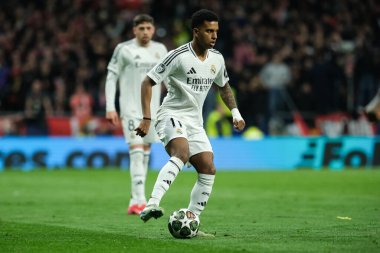 Real Madrid 'den Rodrygo UEFA Şampiyonlar Ligi maçında Atletico de Madrid ve Real Madrid 12 Mart 2025 tarihinde Madrid' de Metropolitano Stadyumu 'nda oynadı.