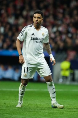 Real Madrid 'den Rodrygo UEFA Şampiyonlar Ligi maçında Atletico de Madrid ve Real Madrid 12 Mart 2025 tarihinde Madrid' de Metropolitano Stadyumu 'nda oynadı.