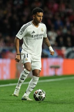 Real Madrid 'den Rodrygo UEFA Şampiyonlar Ligi maçında Atletico de Madrid ve Real Madrid 12 Mart' ta Metropolitano Stadyumu 'nda oynadı.