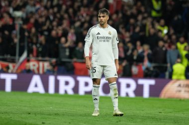 Real Madrid 'den David Jimene, UEFA Şampiyonlar Ligi maçında Atletico de Madrid ve Real Madrid Metropolitano Stadyumu' nda 12 Mart 'ta oynadı.