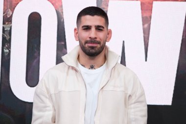 UFC dövüşçüsü Ilia Topuria, 27 Mart 2025 tarihinde İspanya 'nın Madrid kentinde Movistar Spor Merkezi' nde WOW 17 'nin sunumuna katıldı..