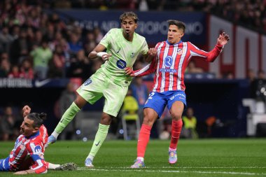 Copa del Rey maçında FC Barcelona takımından Lamine Yamal, 2 Nisan 2025 tarihinde İspanya 'nın başkenti Madrid' de oynanan Riyad Air Metropolitano Stadyumu 'nda Atletico de Madrid ve FC Barcelona maçlarında oynadı. 