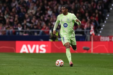 Copa del Rey maçında FC Barcelona 'dan Alejandro Balde 2 Nisan 2025 tarihinde İspanya' nın başkenti Madrid 'de oynanan Riyad Air Metropolitano Stadyumu' nda Atletico de Madrid ve FC Barcelona maçlarında yer aldı. 