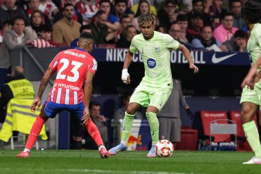 Copa del Rey maçında FC Barcelona takımından Lamine Yamal, 2 Nisan 2025 tarihinde İspanya 'nın başkenti Madrid' de oynanan Riyad Air Metropolitano Stadyumu 'nda Atletico de Madrid ve FC Barcelona maçlarında oynadı. 