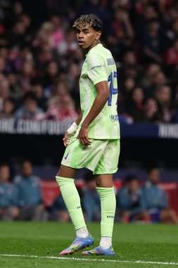 Copa del Rey maçında FC Barcelona takımından Lamine Yamal, 2 Nisan 2025 tarihinde İspanya 'nın başkenti Madrid' de oynanan Riyad Air Metropolitano Stadyumu 'nda Atletico de Madrid ve FC Barcelona maçlarında oynadı. 