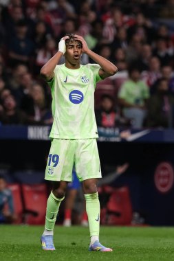 Copa del Rey maçında FC Barcelona takımından Lamine Yamal, 2 Nisan 2025 tarihinde İspanya 'nın başkenti Madrid' de oynanan Riyad Air Metropolitano Stadyumu 'nda Atletico de Madrid ve FC Barcelona maçlarında oynadı. 