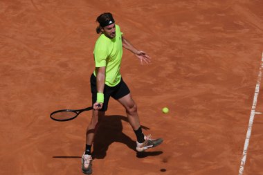 Yunan Stefanos Tsitsipas, Mutua Madrid Açık 'ı 29 Nisan 2025 tarihinde İspanya' nın Madrid kentinde La Caja Magica 'da gerçekleştirdi.