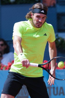 Yunan Stefanos Tsitsipas, Mutua Madrid Açık 'ı 29 Nisan 2025 tarihinde İspanya' nın Madrid kentinde La Caja Magica 'da gerçekleştirdi.