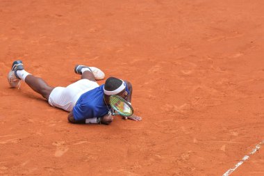 ABD 'li Frances Tiafoe, Mutua Madrid Açık' ı 30 Nisan 2025 tarihinde İspanya 'nın Madrid kentinde La Caja Magica' da gerçekleştirdi.