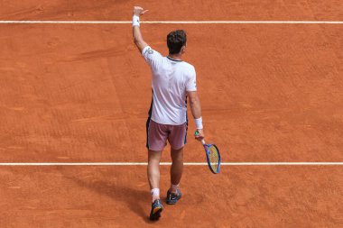 Norveç 'ten Casper Ruud 1 Mayıs 2025' te İspanya 'nın Madrid şehrinde La Caja Magica' da Mutua Madrid Açık 'a katıldı.