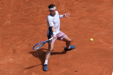 Norveç 'ten Casper Ruud 1 Mayıs 2025' te İspanya 'nın Madrid şehrinde La Caja Magica' da Mutua Madrid Açık 'a katıldı.