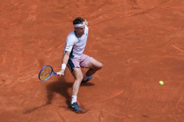 Norveç 'ten Casper Ruud 1 Mayıs 2025' te İspanya 'nın Madrid şehrinde La Caja Magica' da Mutua Madrid Açık 'a katıldı.