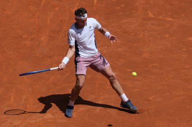 Norveç 'ten Casper Ruud 1 Mayıs 2025' te İspanya 'nın Madrid şehrinde La Caja Magica' da Mutua Madrid Açık 'a katıldı.